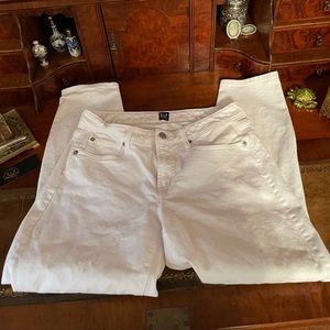 Gap Denim White Mid Rise - 29